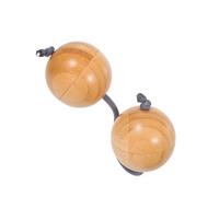 Pallone sabbia in legno Aslatua Shaker africano Sonaglio Ritmo Percussioni Strumento a con punta delle dita Strumento ritmico Shaker in legno