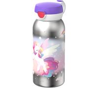 Pallone sottovuoto mepal campus con coperchio a cerniera a tenuta stagna 500 ml unicorn glow