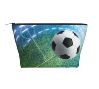 Pallone sportivo da calcio stampato, Borsa da toilette Borsa per trucco Borsa per cosmetici Borsa da toilette da viaggio portatile