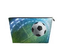 Pallone sportivo da calcio stampato, Borsa da toilette Borsa per trucco Borsa per cosmetici Borsa da toilette da viaggio portatile