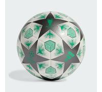 Pallone UCL Club 24/25 Knockout Phase Iron Metallic / White / Hi-Res Green 4