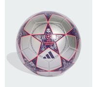 Pallone UCL Club 25/26 League Stage Silver Metallic / Dark Purple / Turbo 4