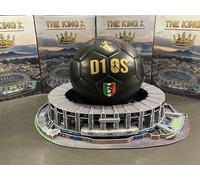 Pallone Ufficiale D10S Cuoio Prodotto Originale N°5 Nero Maradona 10 Dios