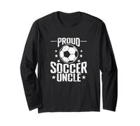 Pallone Vintage con Scritta Proud Soccer Uncle Maglia a Manica