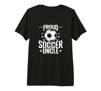 Pallone Vintage con Scritta Proud Soccer Uncle Maglietta Premium