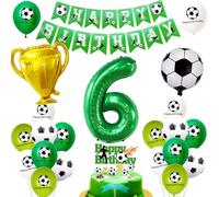 palloni calcio 6 anni decorazioni compleanno verde 6 anni bambino compleanno 6 anni giovane palloni 6 anni compleanno decorazioni torta calcio 6 anni ragazzo compleanno cake topper 6 anni