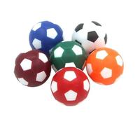 Palloni da calcio balilla da tavolo di ricambio per gioco 24 pezzi 32 mm nero bianco palla da calcio per intrattenimento flessibile allenato rilassato piccole mini palline da calcio balilla