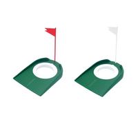 Palloni da golf portatili che mettono le tazze da allenamento con bandiere Golfs fori allenamento tazze bandiera per allenamento interno ed esterno pratica miglioramento abilità