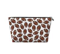 Palloni da rugby per football americano, Borsa da toilette Borsa per trucco Borsa per cosmetici Borsa da toilette da viaggio portatile