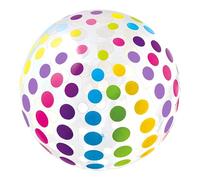 Palloni Da Spiaggia - Palla Gonfiabile Arcobaleno,Giocattolo Galleggiante Divertente Color Arcobaleno Per Giochi Acquatici Esterni Giardino Lago Famiglie Ragazzi Feste Scuola