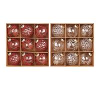 Palloni di Natale - 9 pezzi Ornamenti di Natale a prova di franco | Ornamenti degli alberi di chiari, Pet Globe 3.15in dipinto per il compleanno Ringraziamento Festive invernali Aula per feste