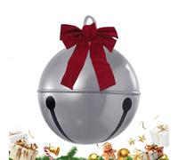 Palloni Natalizi Gonfiabili Giganti | Campana Di Natale In PVC Gigante Inflatable Con Fiocco - Decorazioni Per La Casa Per Feste,Per Porta Giardino Prato Soggiorno Patio Portico Via