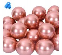 PALLONI ORO ROSA METALIZZATI GRANDI COMPLEANNO MATRIMONIO FESTA DECORAZIONE
