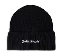 Palm Angels - Berretto a Coste con Logo Classico - - Accessories - Uomo - Nero - M