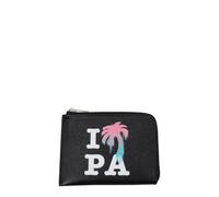 Palm Angels Black Leather Cardholder