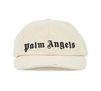 Palm Angels - Cappellino da Baseball con Logo Distressed - - Accessories - Uomo - Beige - ONE SIZE