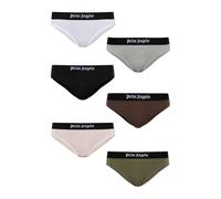Palm Angels - Confezione da sei slip in cotone - - Underwear - Donna - Multicolore - L