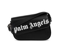 Palm Angels - Crash Leather Bag - - Bags - Donna - Nero - ONE SIZE