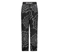 Palm Angels - Pantaloni Casual con Logo All-Over - - Trousers - Uomo - Nero - XL