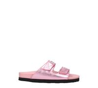 Palm Angels Pink Leather Slippers Sandals - EU37/US7