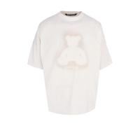 Palm Angels - T-shirt in Cotone con Orso Spray - - Tops - Uomo - Bianco - S