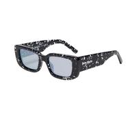 PALM ANGELS Unisex PERI003 Giorgina 1040 Black crystal havana Occhiali da sole outlet Acetato Nero Argento Squadrata Normale