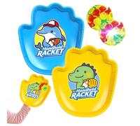 Palm Clapping - PP Silicone, 7.09x6.5x0.91in Toss and Catch Game Set Light-Up Balls | Outdoor Racket Toy, Kids Sports Toy For Beach, Yard, Playground, Birthday, Christmas, Stocking Stuffer, Boys, Girl