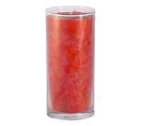 Palm Light 4041678006686 Unique, Altezza Circa 14 cm, Candela, Rosso