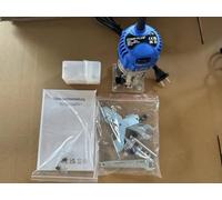 Palm Router Trimmer, router manuale per la lavorazione del legno, con base trimmer, in legno, compatto, con 15 punte per router