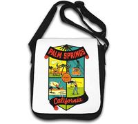 Palm Springs - Borsa a tracolla California America's Foremost Desert Resort, colore: Bianco