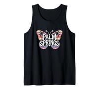 Palm Springs Butterfly - California Desert City Word Art Canotta
