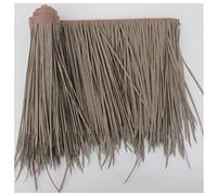 Palm Thatch Plastica PE Paglia Ignifuga Palma Sintetica Paglia Paglia Artificiale Tetto Runner Roll, Tiki Bar Capanne Tetto in Paglia Ombrello Copertura Giardino(Yellow d,0.5x30m/1.64X98.4ft)