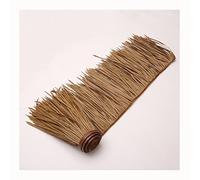 Palm Thatch Roll Simulazione Paglia Rotolo Tetto Plastica PE Finta Paglia Protezione Ambientale Ritardante Di Fiamma Anti-Invecchiamento Per Tiki(Yellow d,0.5x15m/1.64X49.2ft)