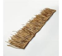 Palm Thatch Roll Simulazione Paglia Rotolo Tetto Plastica PE Finta Paglia Protezione Ambientale Ritardante Di Fiamma Anti-Invecchiamento Per Tiki(Yellow f,0.5x4m/1.64X13.1ft)