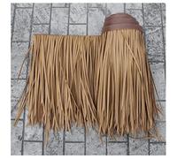 Palm Thatch Roll Simulazione Tetto Di Paglia Messicana Paglia Paglia Paglia Piastrella Plastica Artificiale PE Paglia Finta Ignifugo(Yellow c,0.5x30m/1.64X98.4ft)