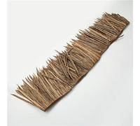 Palm Thatch Roll Simulazione Tetto di Paglia Messicano Paglia Paglia Paglia Piastrella Plastica Artificiale PE Paglia Finta Ignifuga Anti-Invecchiamento per Tiki Bar Capanne Giardino(Yellow a,0.5x2m)