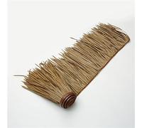 Palm Thatch Roll Simulazione Tetto Di Paglia Messicano Paglia Paglia Paglia Piastrella Plastica Artificiale PE Paglia Finta Ignifuga Anti-Invecchiamento Per Tiki Bar Capanne Giardino(Yellow c,0.5x15m)