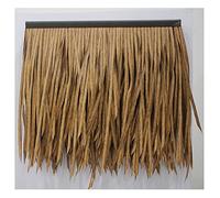 Palm Thatch Roll Thatch Tile Simulazione Thatch Tile Decorativo Ignifugo E Anti-invecchiamento Fake Thatch Man-Made Thatch 0.5x0.5m/1.64x1.64 Ft, 10 Pezzi(Yellow b,20pcs)