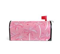 Palm Tree Anime Valentine Cartoon Decorativo magnetico casella della posta copre per il divertimento di Patrick memorial day mailbox copre magnetico formato standard Caja de correos
