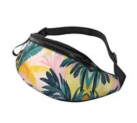 Palm Trees - Borsa a tracolla con stampa alla moda, stile colorato, unisex, con marsupio regolabile, per genitori, con tasca da afferrare rapidamente per gli elementi essenziali del bambino durante le