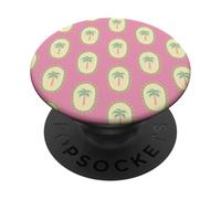 Palm Tropical Tree Summer Beach Island Style PopSockets PopGrip Adesivo