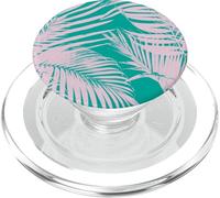 Palma #4 Foglie di palma tropicale fresca spiaggia estate PopSockets PopGrip per MagSafe