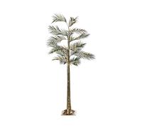 Palma artificiale con luci LED preilluminate 175 cm oro Paljavesi