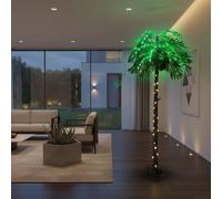 Palma Artificiale Luminosa Aspetto Realistico Albero di Cocco Luminoso Stabile