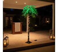 Palma Artificiale Luminosa Facile da Pulire Albero di Cocco Luminoso per