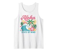 Palma da donna Aloha State of Mind Retro Wave Hawaii Beach Canotta