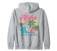 Palma da donna Aloha State of Mind Retro Wave Hawaii Beach Felpa con Cappuccio