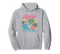 Palma da donna Aloha State of Mind Retro Wave Hawaii Beach Felpa con Cappuccio
