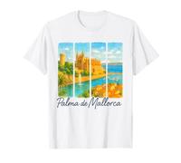 Palma De Mallorca Spagna Spagna Viaggi Estate Maglietta