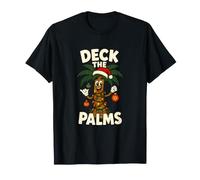 Palma di Natale Tropicale Deck The Palms Maglietta